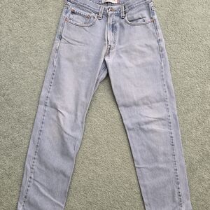 Levi's Men's Light Blue Vintage 550 Straight Jeans. 32 X 32